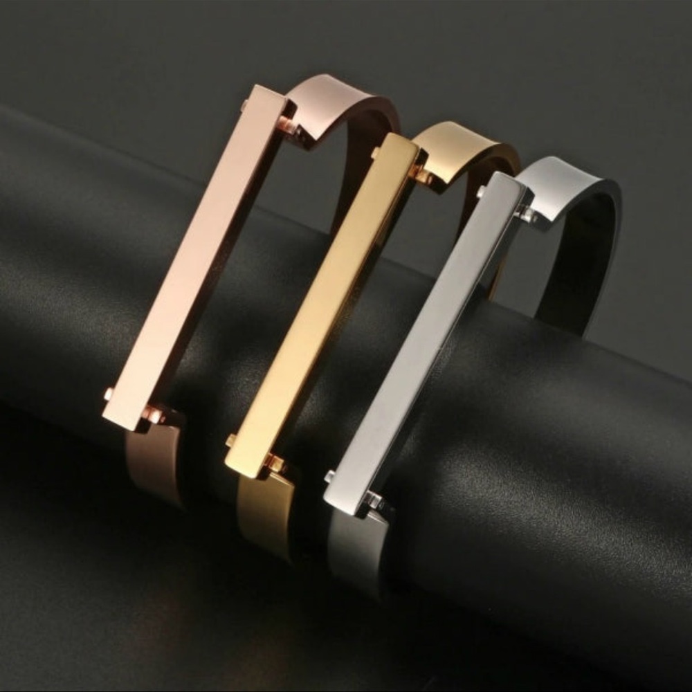 Lux Bar Bangle Bracelet - Stainless Steel - Picture 7 of 8